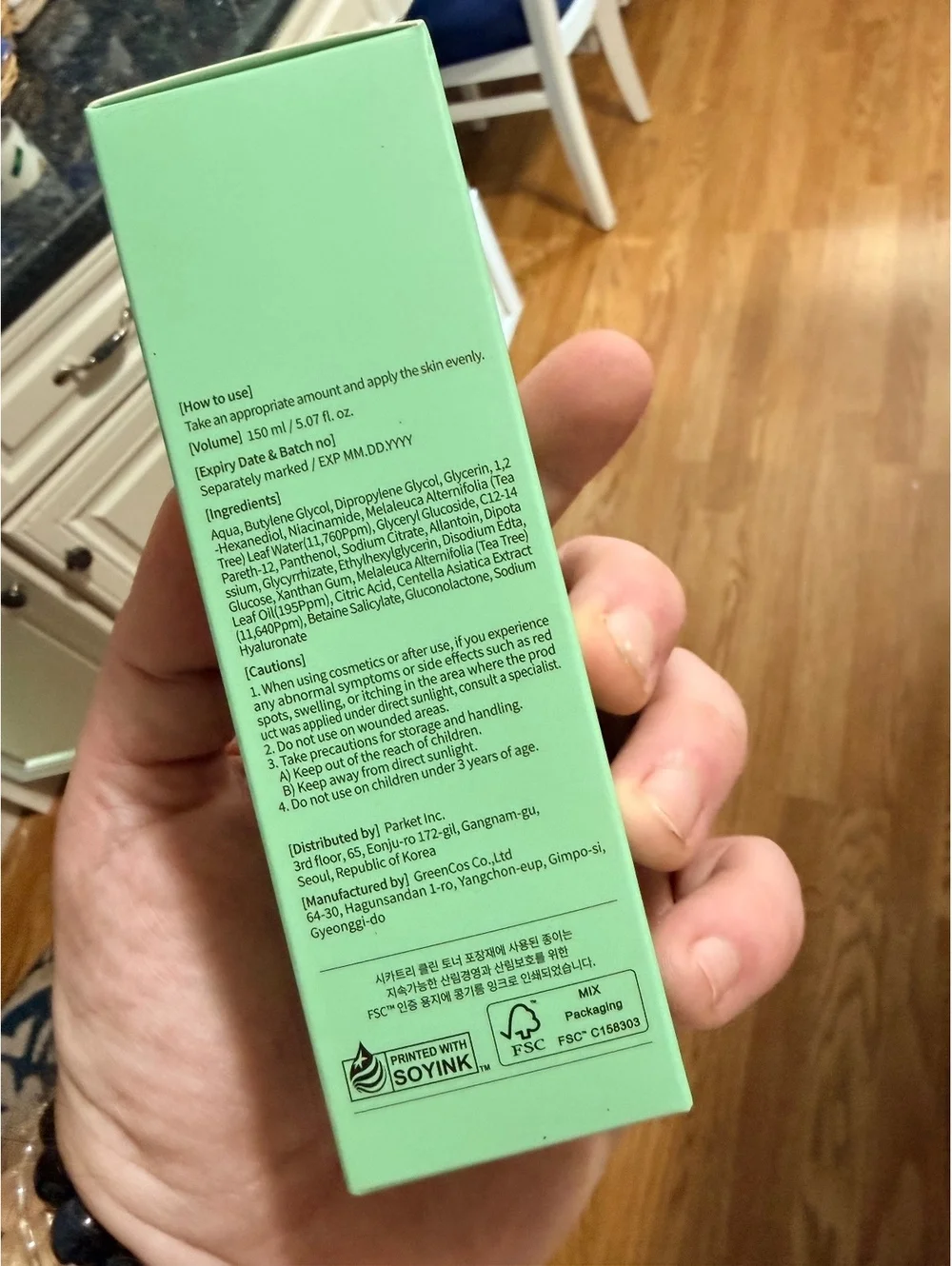 mixsoon Cicatree Clean Toner 150ml